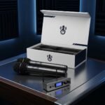 Dual Wireless Handheld Microphones with Compact Digital Receiver Base – Black - Image 2